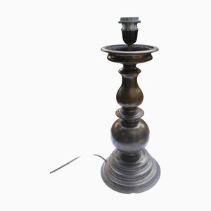 Vintage Bronze and Brass Table Lamp, 1970s