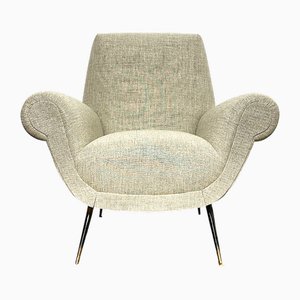Sillón vintage de Gigi Radice, Italia, años 50
