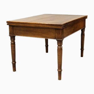 Italian Charles X Extendable Table in Walnut