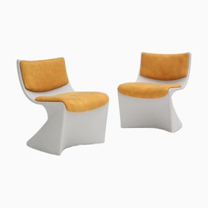 Space Model Lounge Chairs by Angelo Pinaffo & Paolo Scagnellato, 1970s, Set of 2