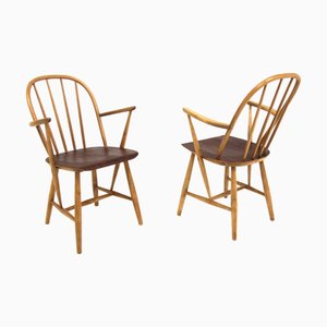 Vintage Scandinavian Armchairs from Nässjö Stolfabrik, 1960, Set of 2