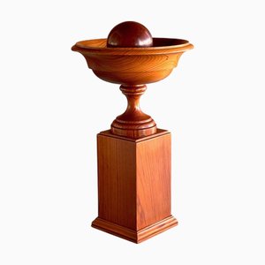 Decorative Pedestal in Wood, 1960s