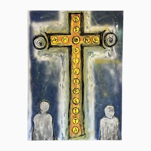 ArpVerdeacqua, Love and Biodiversity, 2023, Acrylic on Canvas