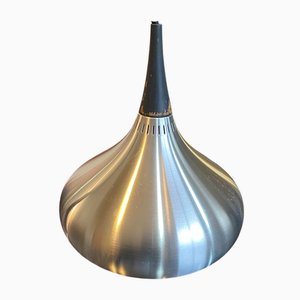 Lampada a sospensione N1 alluminio alluminio Johannes Hammerborg Fog & Morup Danimarca vintage 1970 di Jo Hammerborg per Fog & Mørup