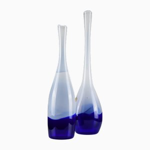 Vasi Serica di Floris Meydam per Glasfabriek Leerdam, 1953, set di 2