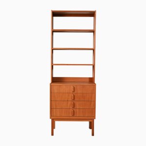 Bibliothèque Scandinave en Teck par Bertil Fridhagen pour Bodafors, 1960s