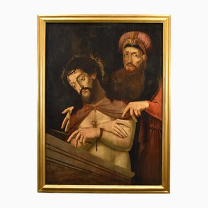 Circle of Michael Coxie, Ecce Homo, Pontius Pilatus, 1580, Öl an Bord, gerahmt