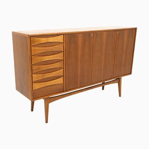 Credenza in noce di Möbelfabrik Linen, Scandinavia, 1960