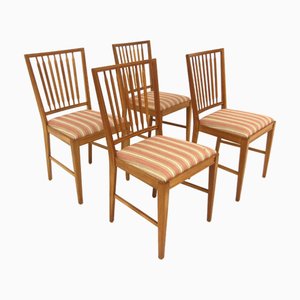 Sedie vintage in quercia, Scandinavia, anni '60, set di 4
