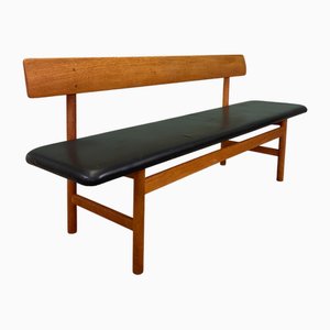 Banc Modèle 3171 Vintage par Børge Mogensen pour Fredericia, 1950s