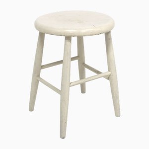 Scandinavian Stool in Beech Wood, 1960