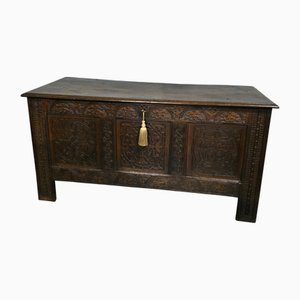 Charles I Oak Coffer, 1650s