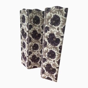 Paravent Vintage en Tissu Floral Bernard Nevill, 1920s