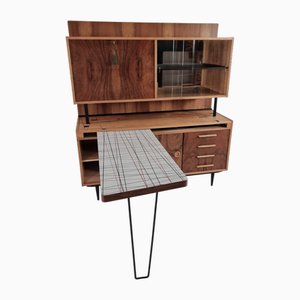 Vintage Sideboard with Desk in Ash, 1970s