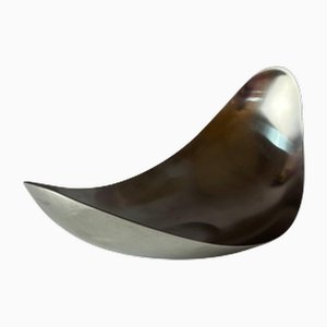 Large Leaf Serving Bowl by Helle Damkjær for Georg Jensen