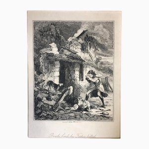 Browne Hablot Knight, Bowke Finds his Father Killed, Etching, Mid 19th Century