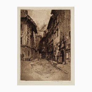 Luigi Kasimir, Landschaft, Radierung, Anfang 1900