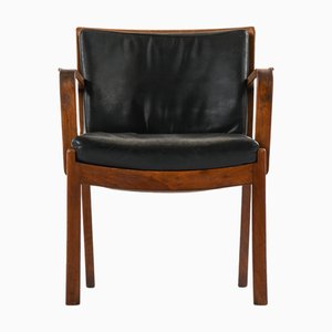 Armchair in Mahogany and Leather from Tove & Edvard Kindt-Larsen, 1930s