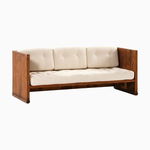 Sofa in Pine and Bouclé attributed to Axel Einar Hjorth for Nordiska Kompaniet, 1930s