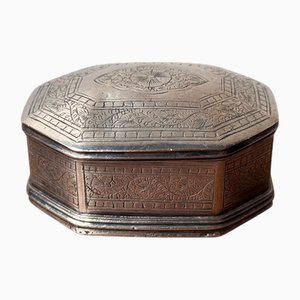 Sri Lankan Silver Tobacco Box