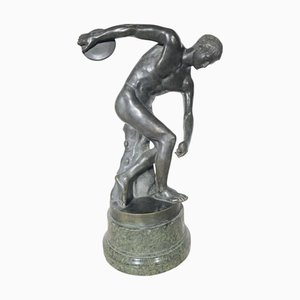 Scultura Grand Tour del Discobolo, 1880, Bronzo
