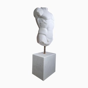 Artista Italiano, Large Torso, 2000, Marmo Bianco