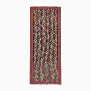 Vintage Tribal Kelim aus dem Nahen Osten mit polychromatischem geometrischem Muster von Rug&Kilim