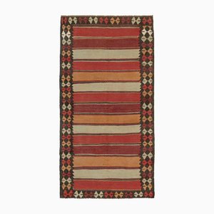 Kilim tribale vintage a righe e motivi geometrici di Rug&Kilim, Medio Oriente