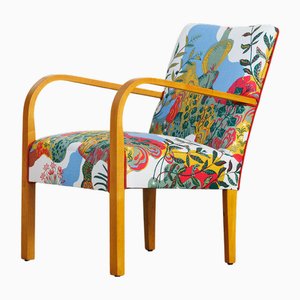 Sedia vintage stampata di Josef Frank, anni '40