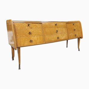 Credenza Mid-Century moderna con nove cassetti, Italia, anni '50