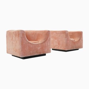 Italienische Vintage Sessel von Bernard Govin für Saporiti, 1960er, 2er Set