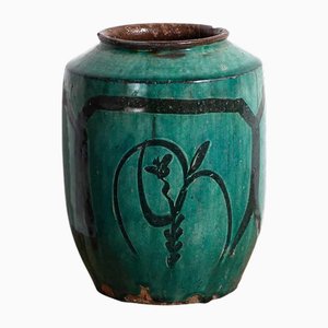 Antike orientalische Keramikvase, 1820