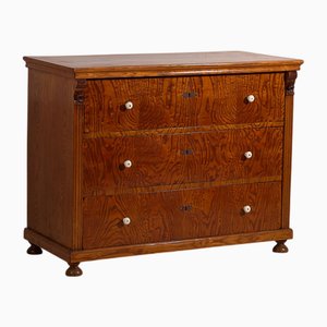 Cassettiera Biedermeier antica, 1850