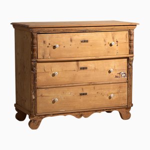 Cassettiera vintage in legno, 1920