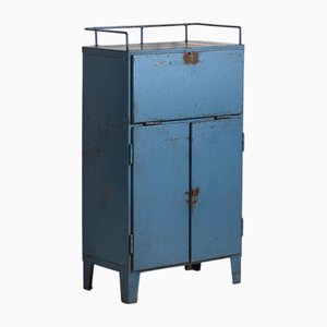 Industrieller Vintage Metallschrank, 1950