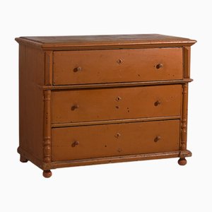 Cajonera vintage con pátina ocre, 1920