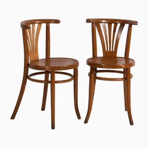 Chaises d'Appoint Style Viennois Vintage, 1920, Set de 2