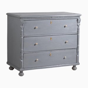 Cassettiera grande antica a tre cassetti, anni '20