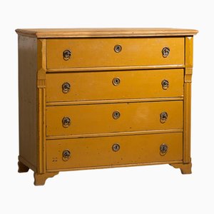 Cassettiera grande antica a 4 cassetti, anni '20