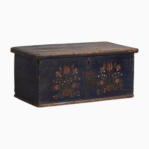 Antique Trunk with Floral Motifs, 1901
