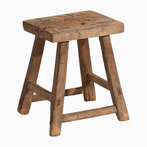 Comodino antico in legno, inizio XX secolo