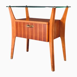 Table de Chevet Mid-Century par Gio Ponti pour La Permanente Mobili Cantu, Italie, 1950s