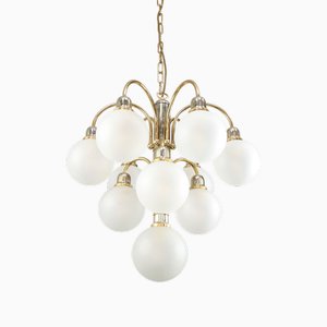 Vintage Orion Brass Ball Chandelier, 1970s