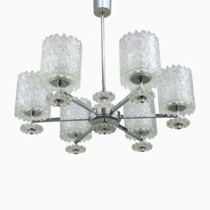 Vintage Austrian Glass Chandelier, 1970s