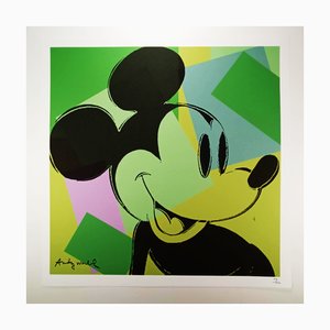 Dopo Andy Warhol, Topolino, Litografia in edizione limitata, anni '80