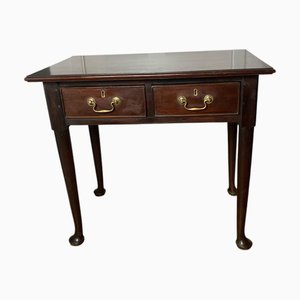 Georgianischer Konsolentisch aus Mahagoni mit Messinggriffen, 1800er