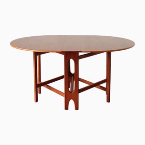 Skandinavischer Klapptisch aus Teak & Buche von Bendt Winge, 1960er