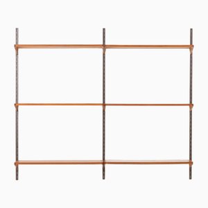 Unità di mensole a 6 ripiani di Kai Kristiansen per FM Møbler, Danimarca, anni '60