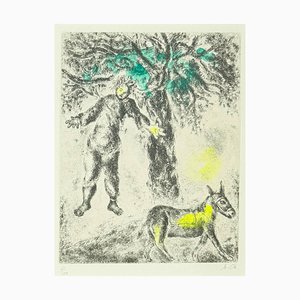 Marc Chagall, Fine di Absalom, 1958, Acquaforte