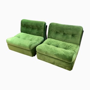 Amanta Armchairs by Mario Bellini for B&B Italia, 1970s, Set of 2